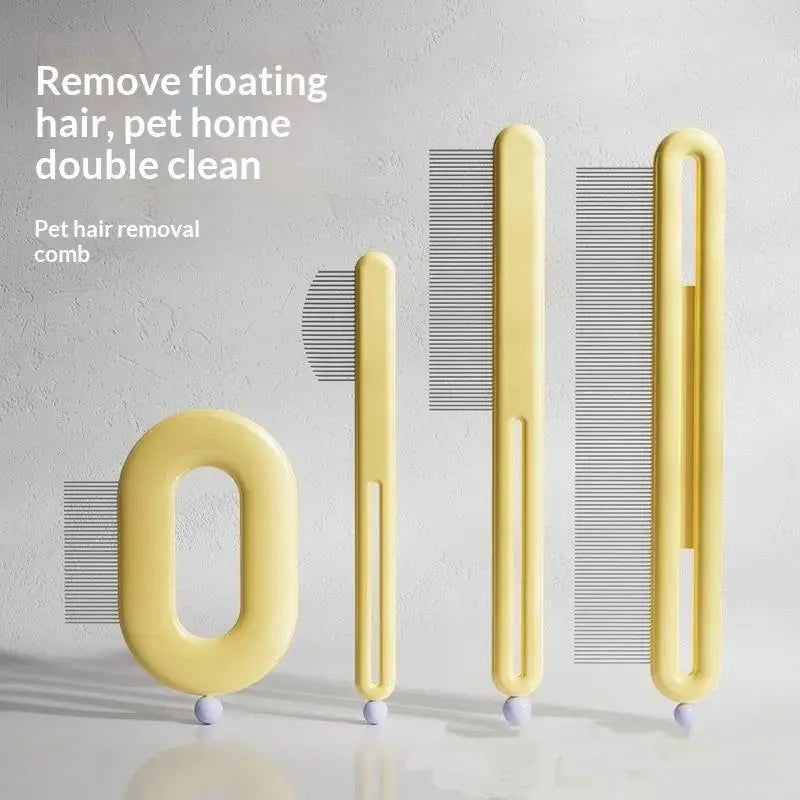 Pet Deshedding Grooming Comb for Cats & Dogs – 1/4 Pcs