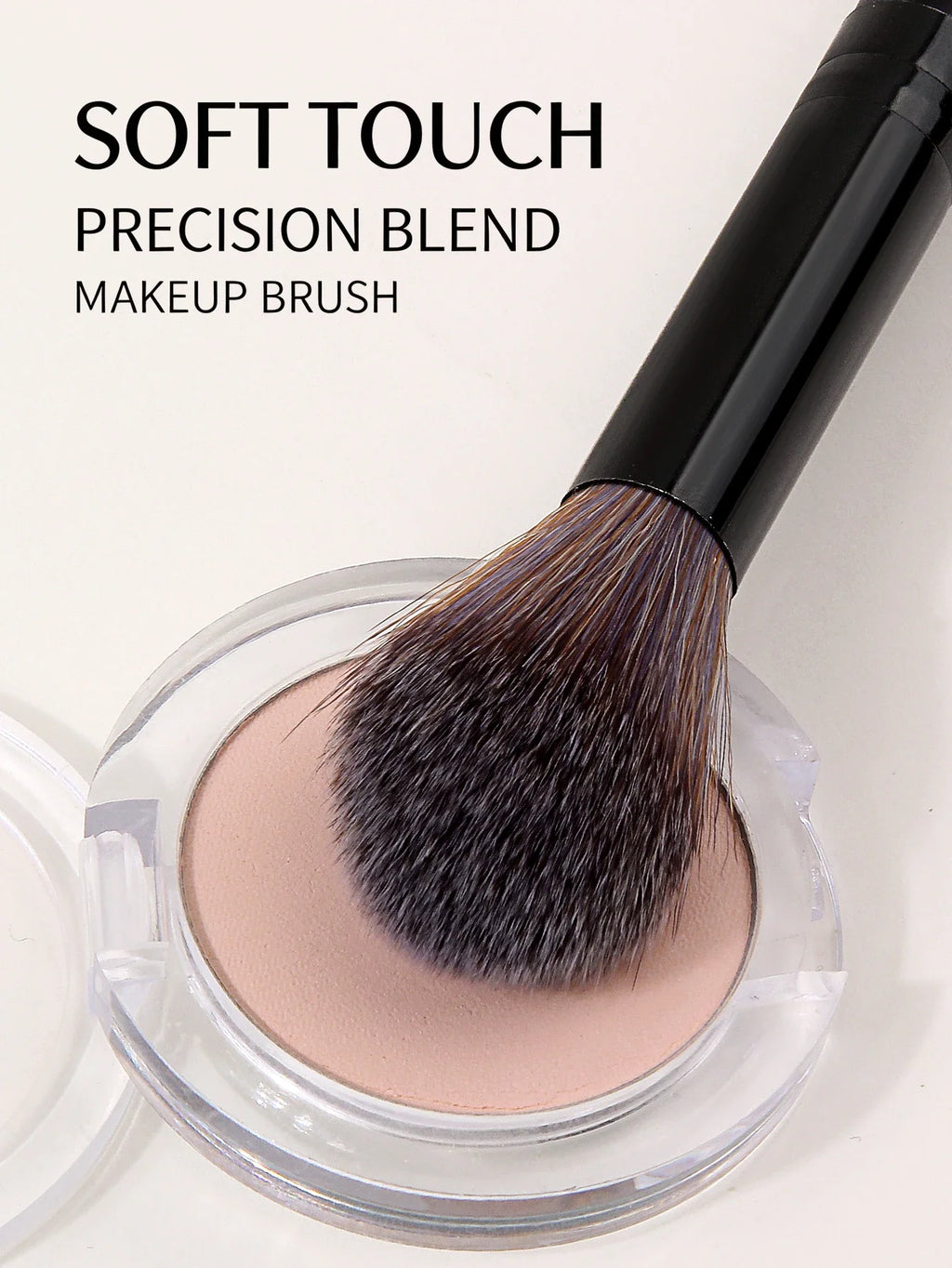 Fluffy Large Flame Blush & Highlighter Makeup Brush