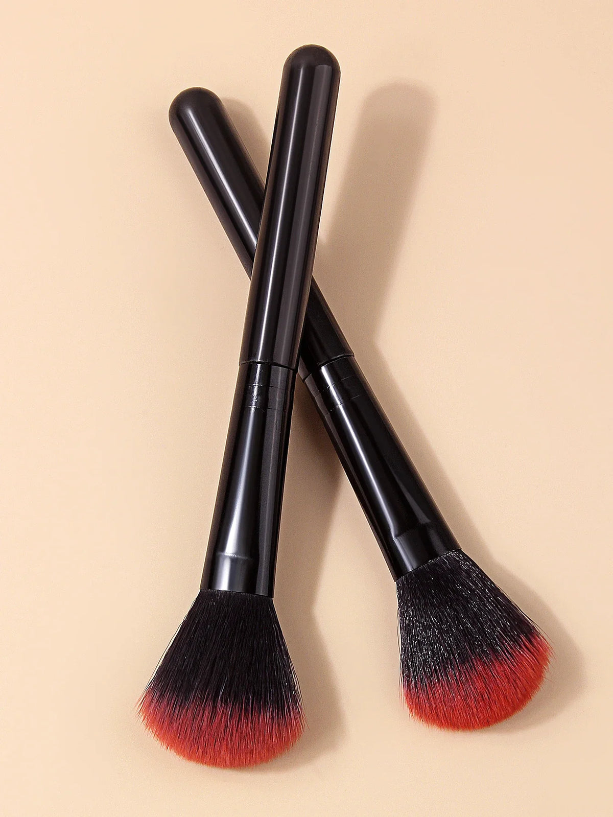 2Pcs Blush Brush Set – Highlighter & Contour Face Brushes