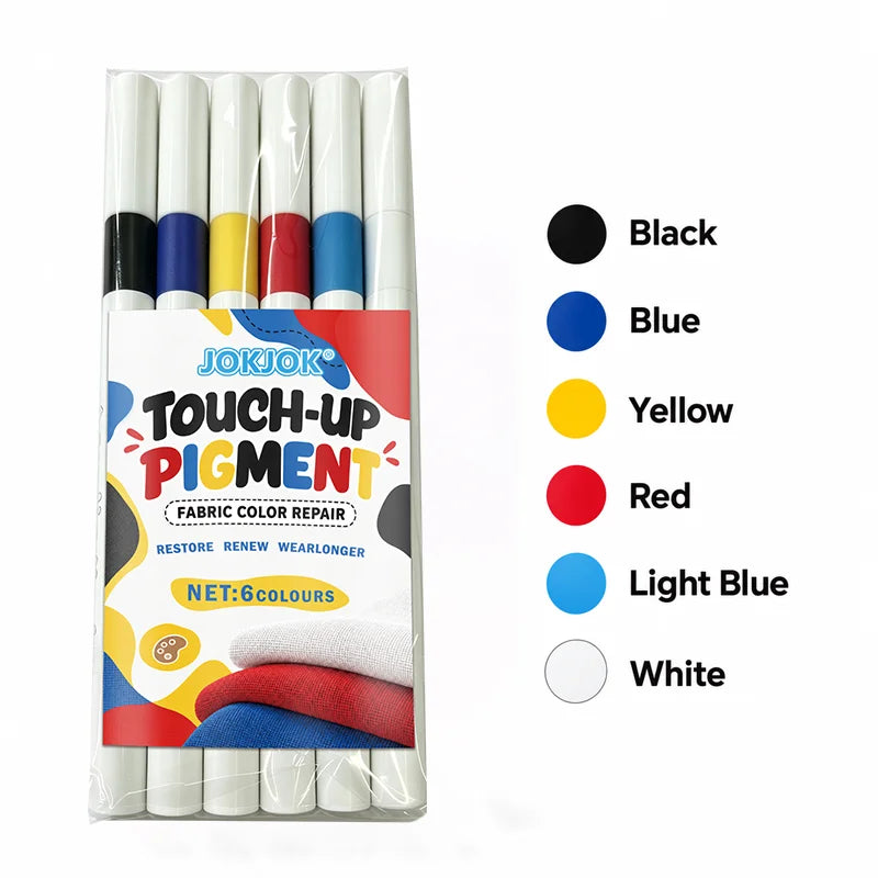 6-Color Acrylic Marker Set with Transparent Storage Box
