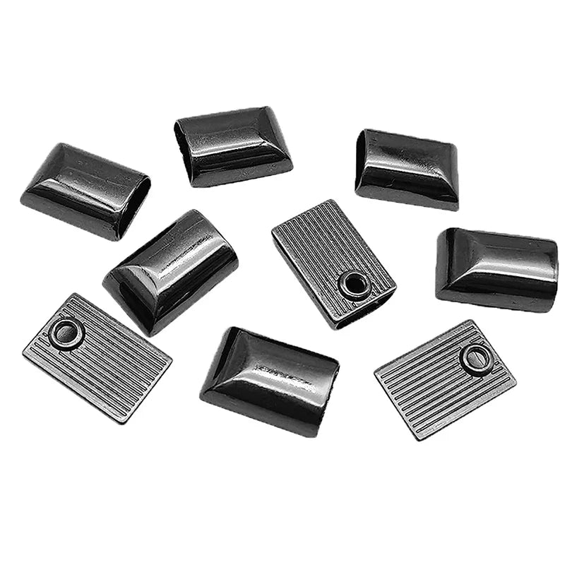 10Pcs Metal Zipper Tail Stoppers with Screw – DIY Sewing