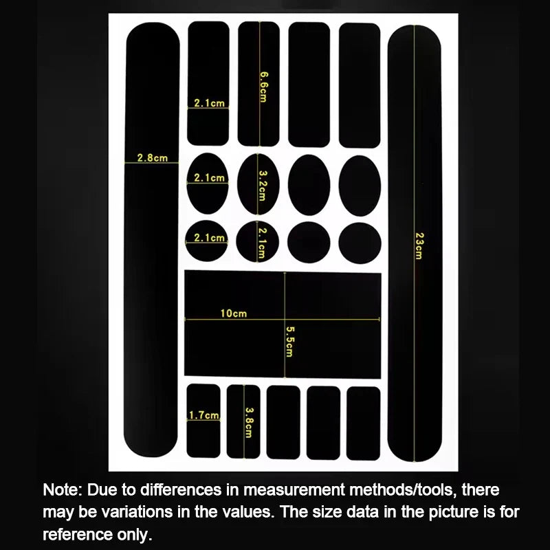 MTB Road Bike Frame Fork Anti-Scratch Protection Sticker Tape
