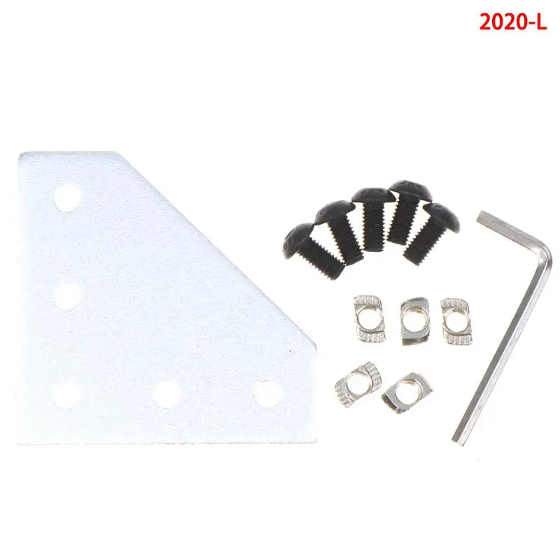 T/L 5-Hole Corner Bracket for 2020 3030 4040 Aluminum Profile