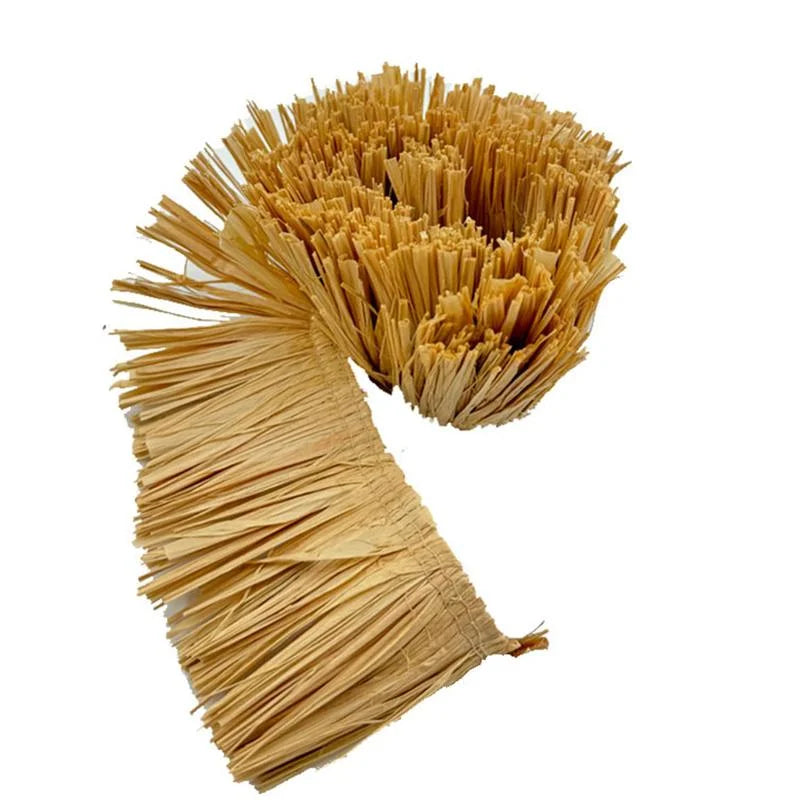 Raffia Straw Fringe Trim 1M – DIY Wedding & Home Decor Garland
