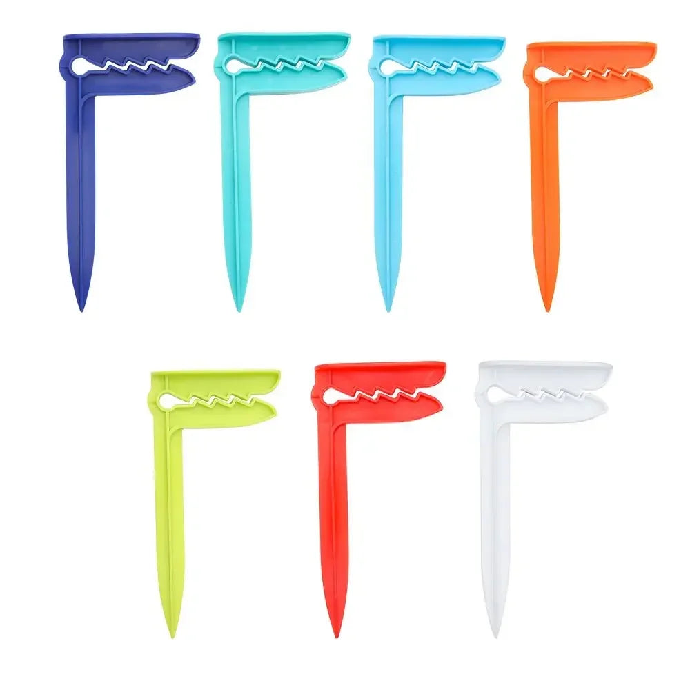 4PCS Beach Towel Clips – Outdoor Camping Mat & Clothes Pegs