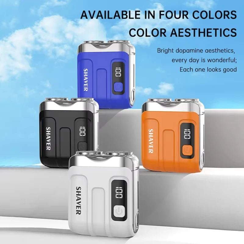 R-18 Mini Portable Electric Shaver – IPX7, LED, Type-C USB