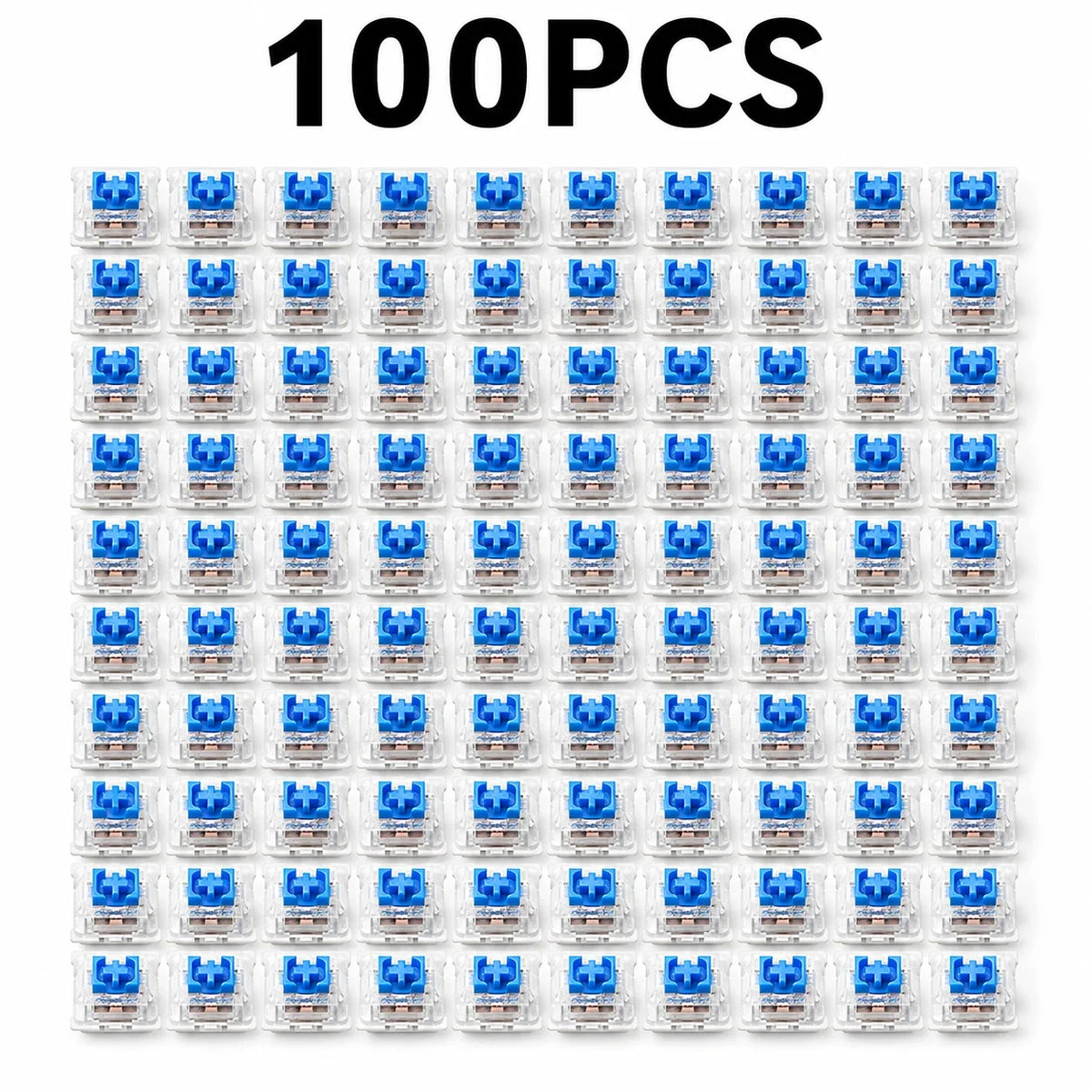 3-Pin Mechanical Keyboard Switches 30/50/100pcs Tactile Clicky