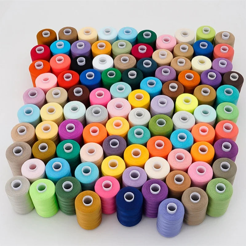 98-Color 402 Polyester Sewing Thread Set – 1000 Yds/Spool