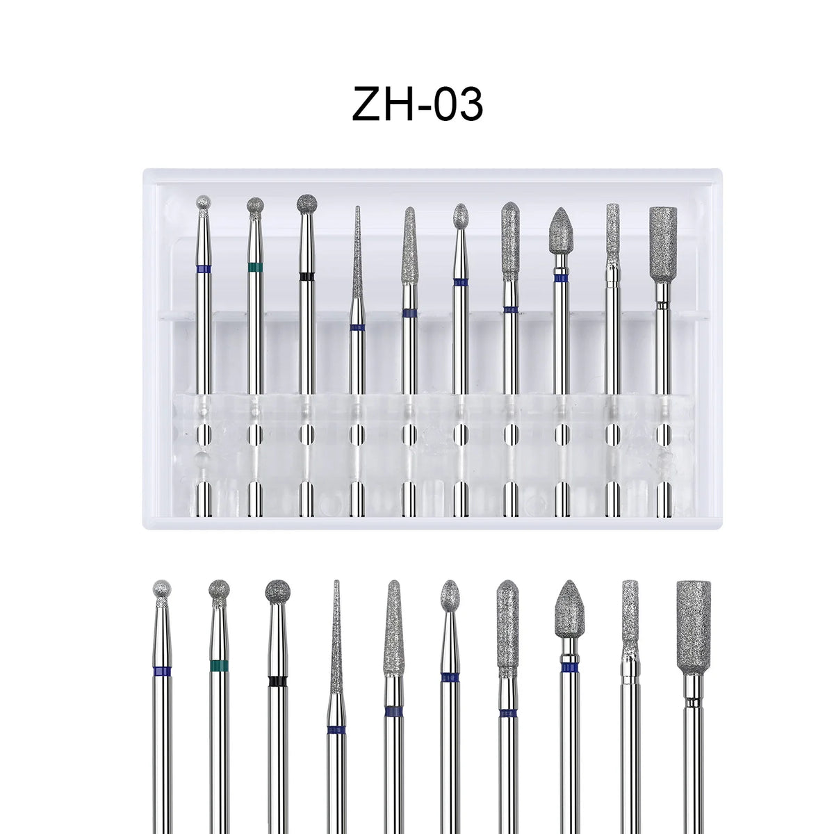 Tungsten Carbide Nail Drill Bit Set – Cuticle & Polishing