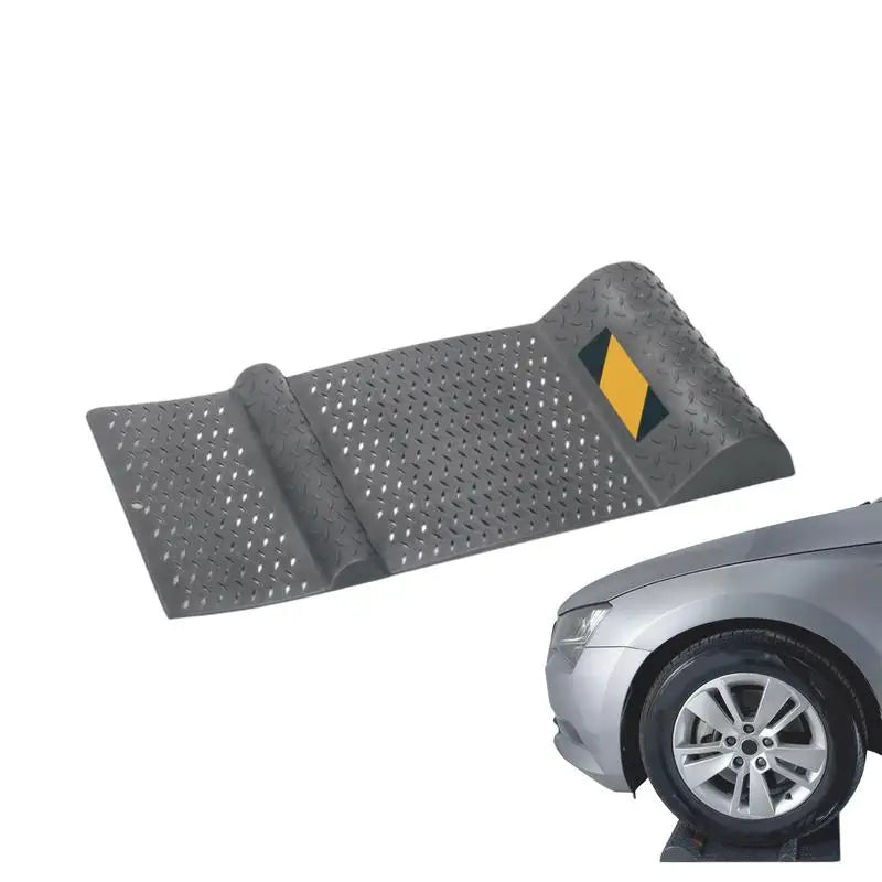 Non-Slip Garage Parking Mat – Wheel Chock Tire Stopper