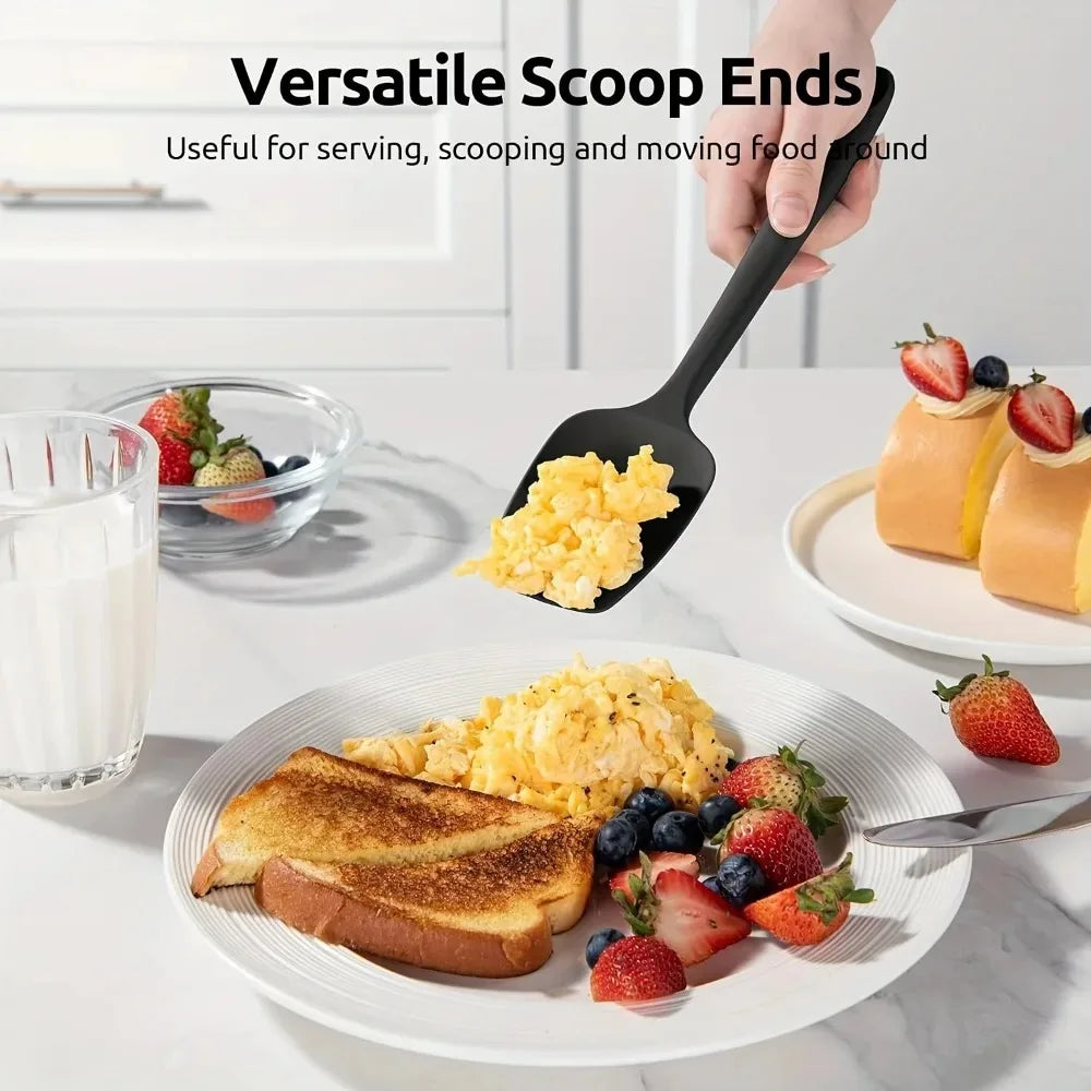 4-Piece Silicone Spatula Set – High-Temp Turner & Kitchen Tools
