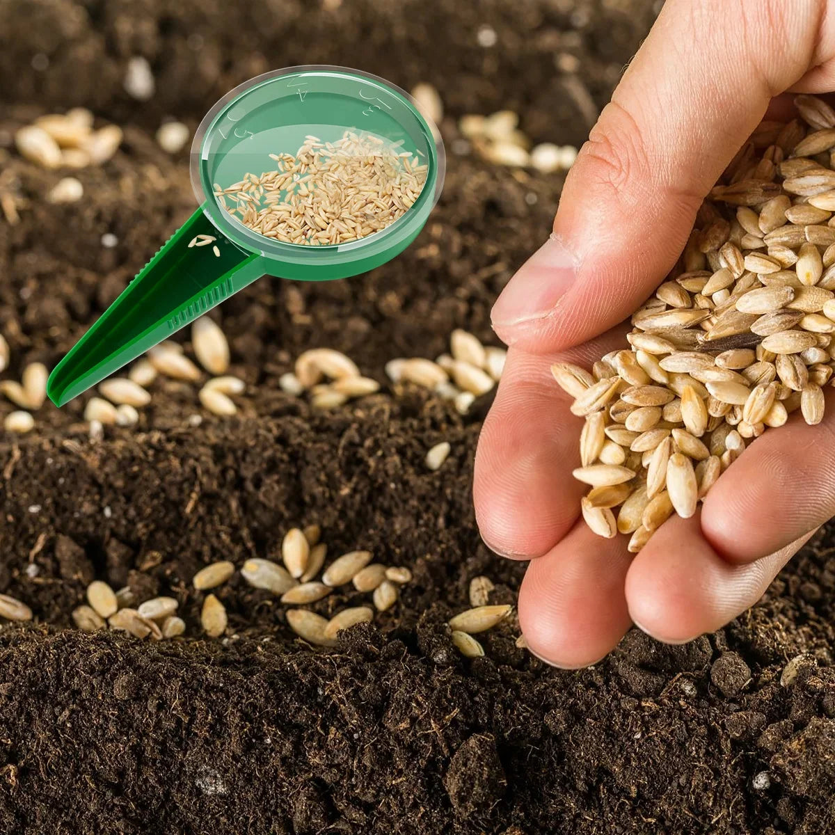 Mini Seed Dispenser Sower Set – Manual Garden Seeding Kit