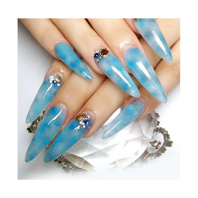500PCS Clear Acrylic Press On Nail Tips – Multi-Shape Manicure Set