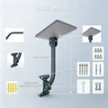 Satellite Dish Wall & Roof Mount Bracket | Adjustable Steel