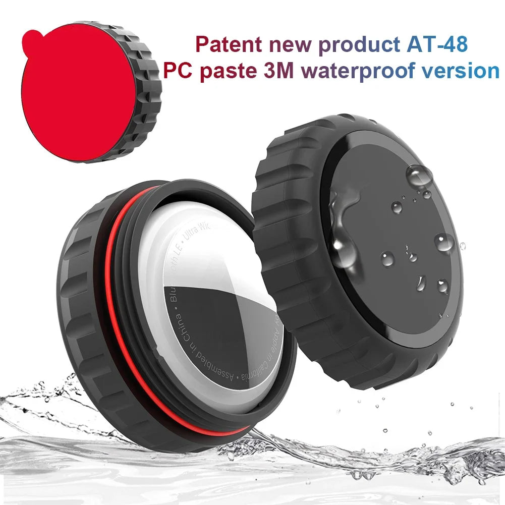 Waterproof Apple AirTag Holder Case with Adhesive Sticker