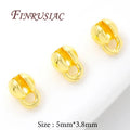 18K Gold Plated Brass Crimp Beads & Ball Chain Connectors