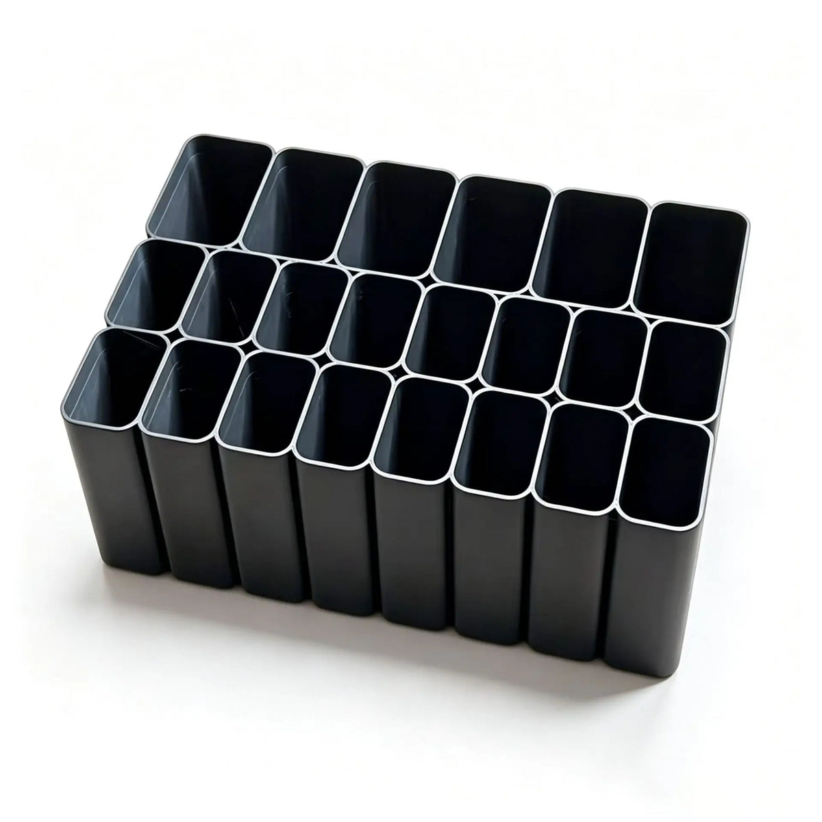22-Grid USB Cable Storage Box – Desktop Cord Organizer