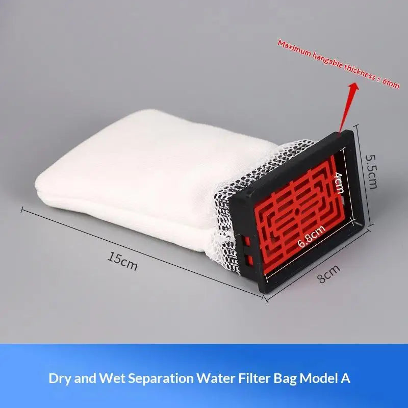 Hang-On Aquarium Filter Bag Water Pump Drip Circulation Kit