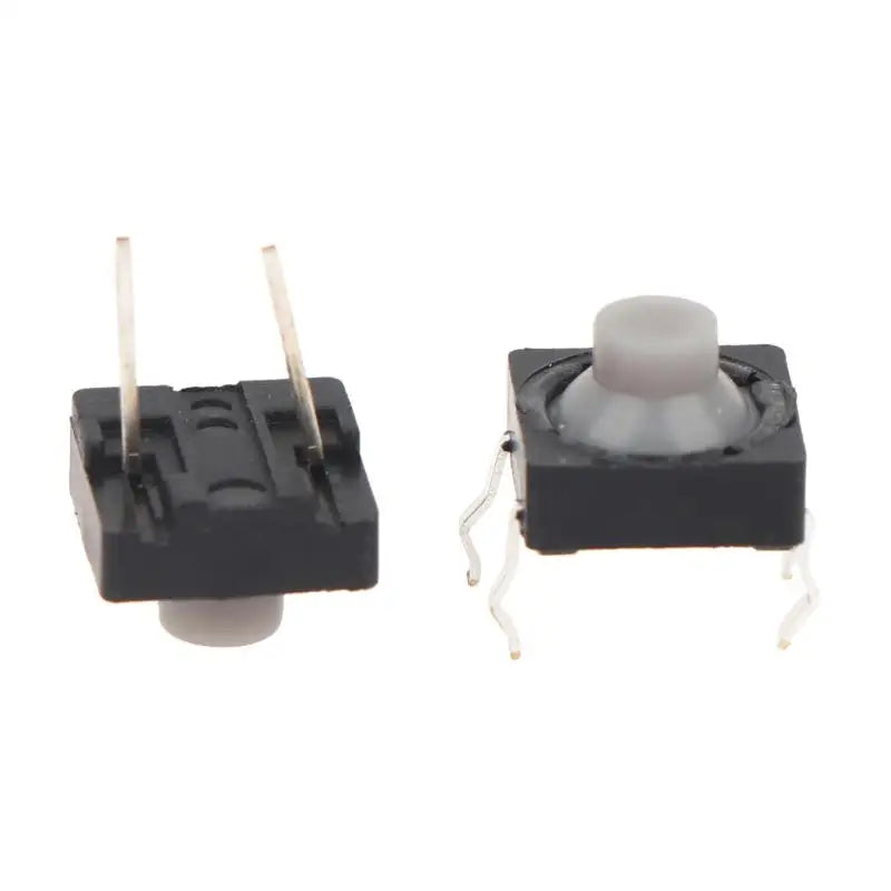 20Pcs Silent Tactile Push Button Switch 8x8x5mm 2Pin 4Pin DIY