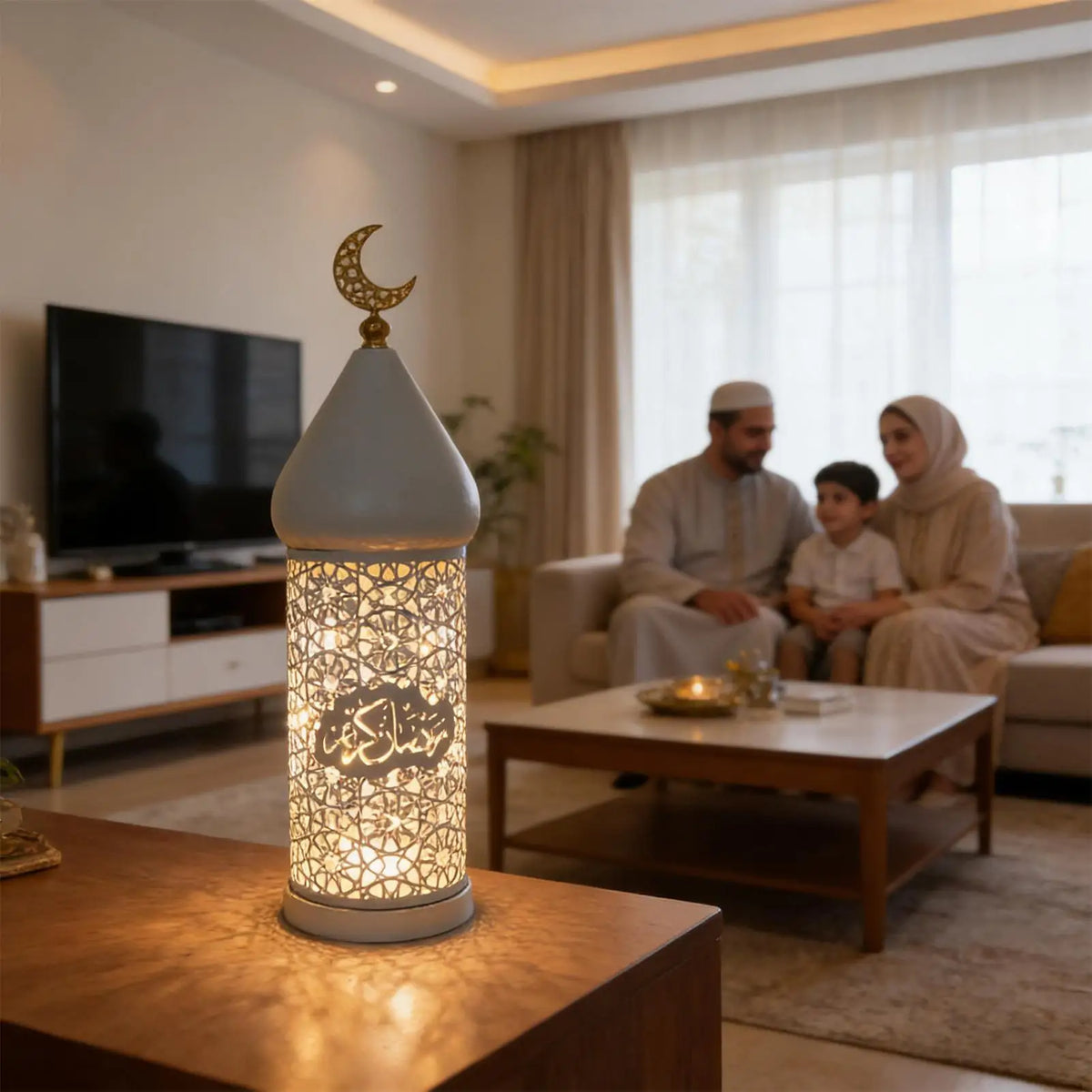Metal Hollow Lantern Candle Holder – Middle Eastern Home Decor
