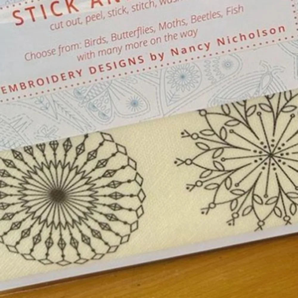 Water Soluble Embroidery Transfers – Stick & Stitch DIY Paper