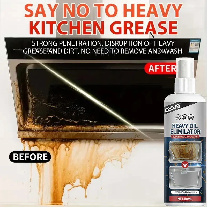 Kitchen Degreaser Spray – Oven, Grill & Range Hood Cleaner