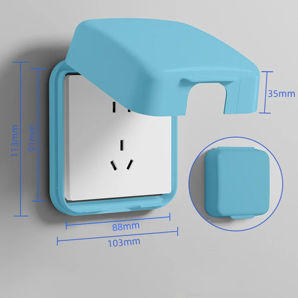 Waterproof 86 Type Outlet Switch Cover Box | Splash-Proof