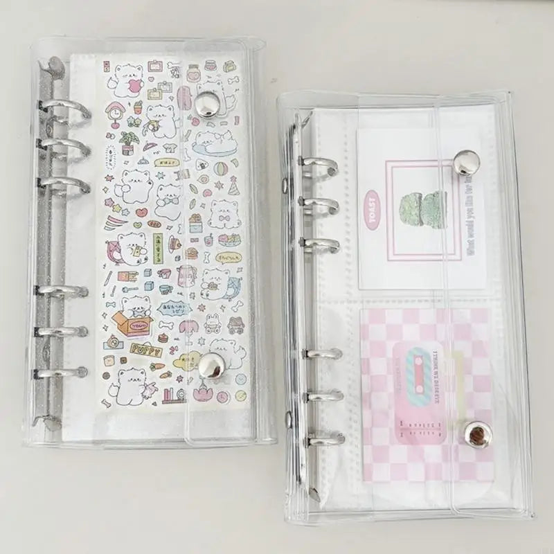 6-Ring PVC Card Album Cover & 20-Pocket Sleeve Organizer