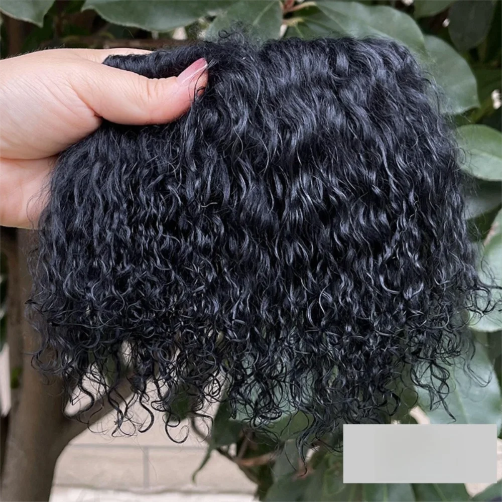 Mohair Lamb Wool Curly Hair Weft – DIY Doll Wig Extensions