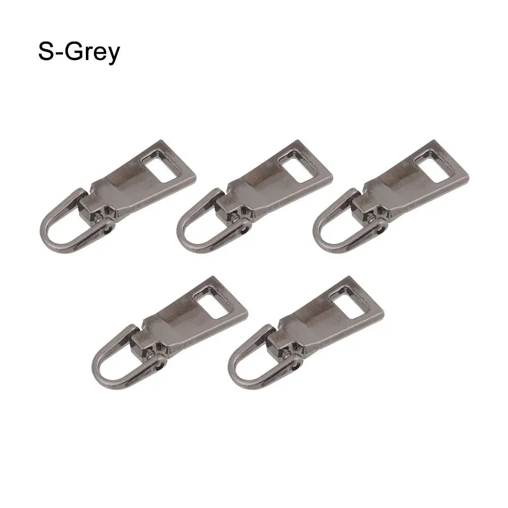 5-Pack Metal Zipper Slider Repair Kit – Zipper Pull Heads