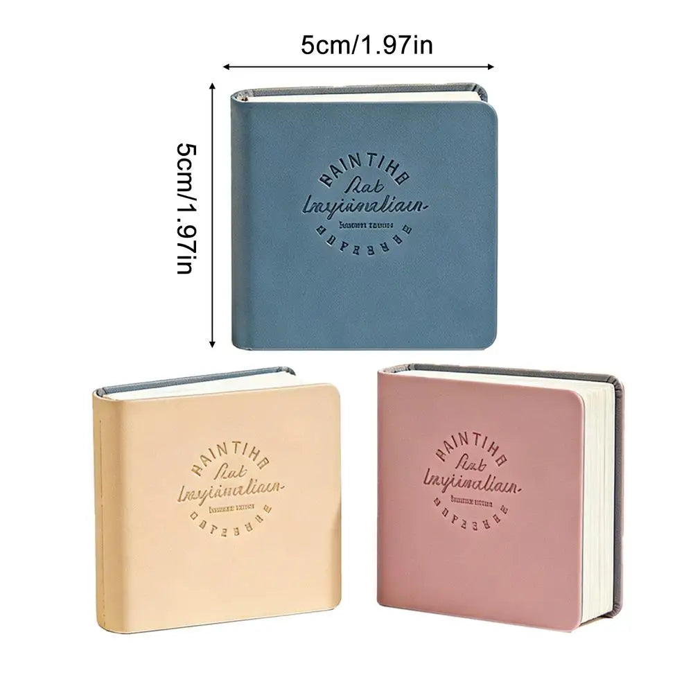 Mini Watercolor Sketchbook 3-Pack 2x2" Cold Press Art Journal