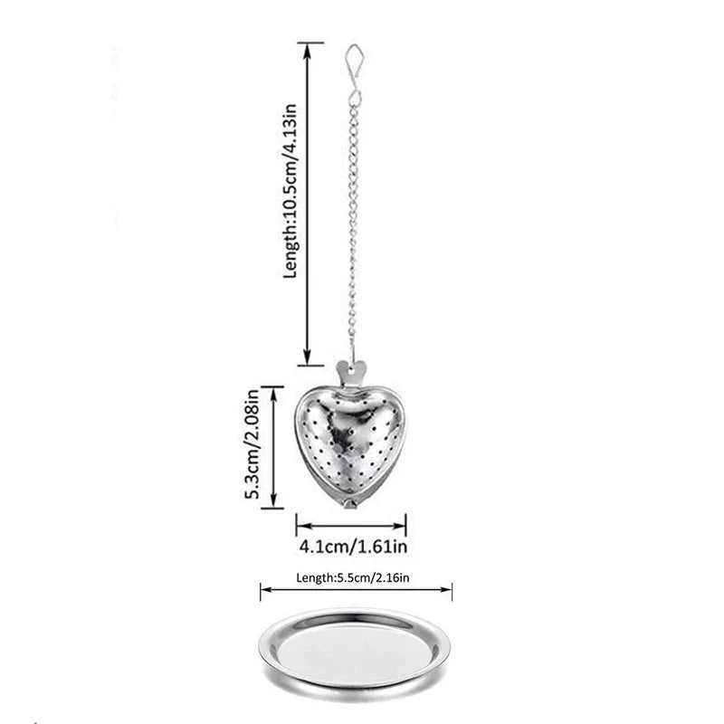 Stainless Steel Tea Infuser Strainer & Herbal Spice Filter