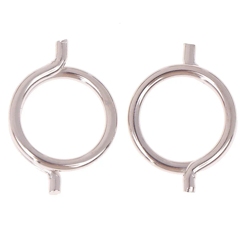 2PCS Nickel-Plated Steel Torsion Spring for Scissors 15mm
