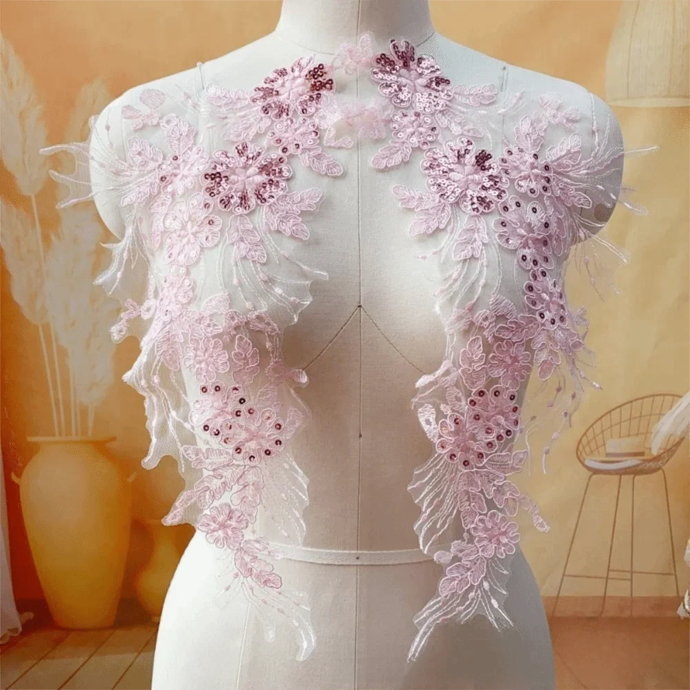 Polyester Embroidery Flower Patch – Floral Garment Appliqué