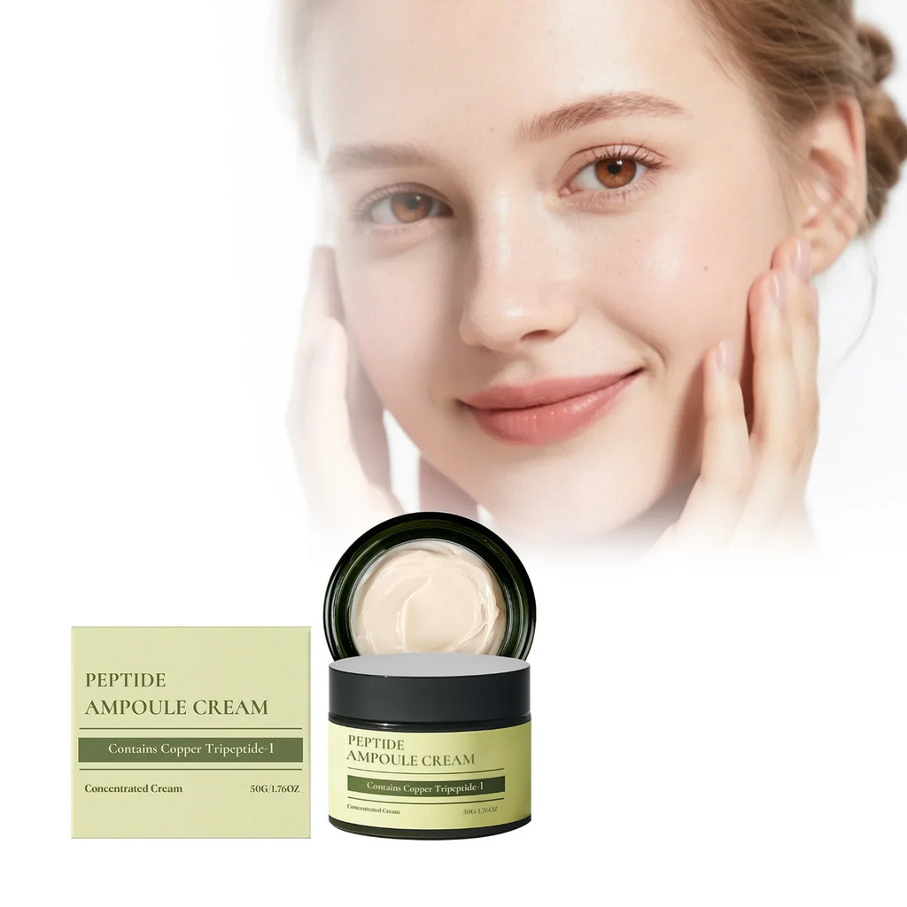 Blue Copper Peptide Face Cream – Hydrating Firming Moisturizer