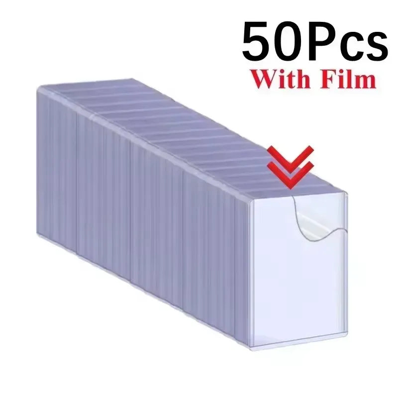 Clear Kpop Card Sleeves PVC Protective Covers 35PT | 1–50 Pcs