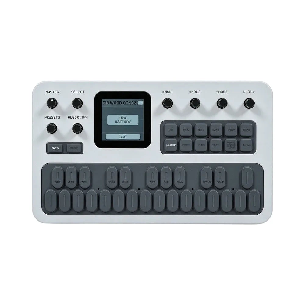 HpLive FM-1 Mini FM Synthesizer – 27-Key, 12-Voice, Built-in Speaker
