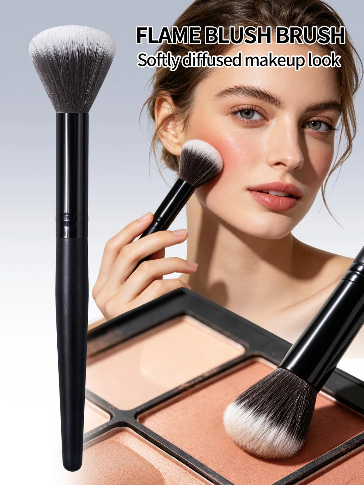 Nixie Highlighter Blush Contour Powder Makeup Brush