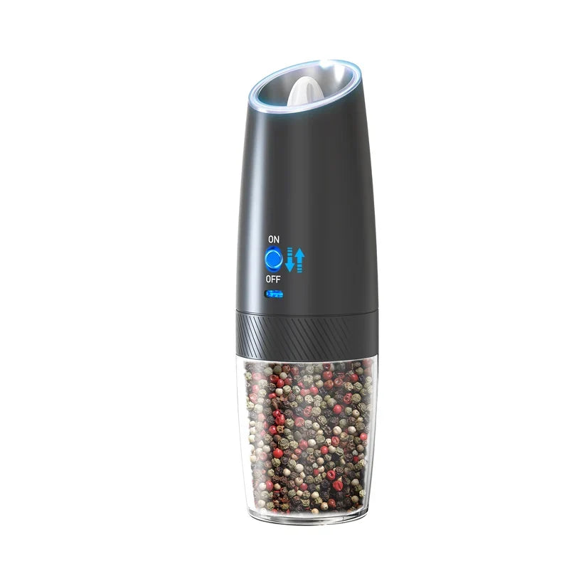 CLITON USB Rechargeable Electric Salt & Pepper Grinder Set