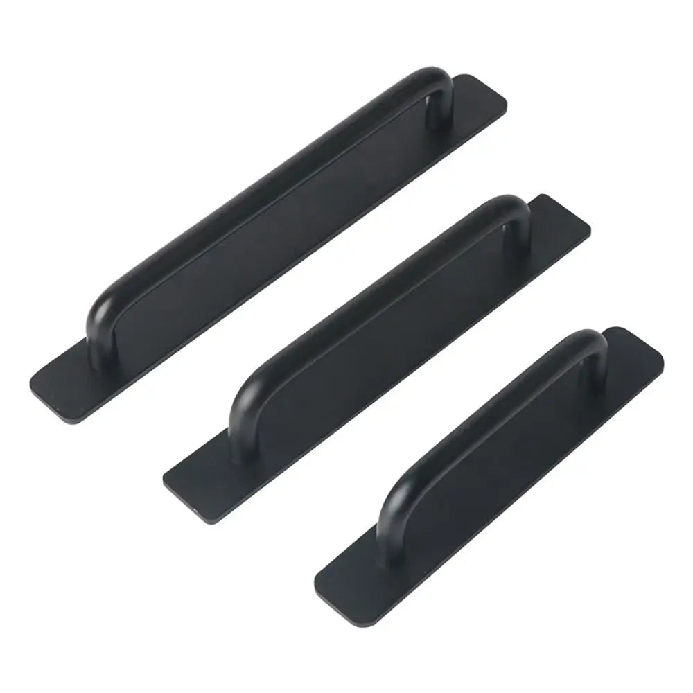 Punch-Free Aluminum Self-Adhesive Cabinet Pulls & Door Handles