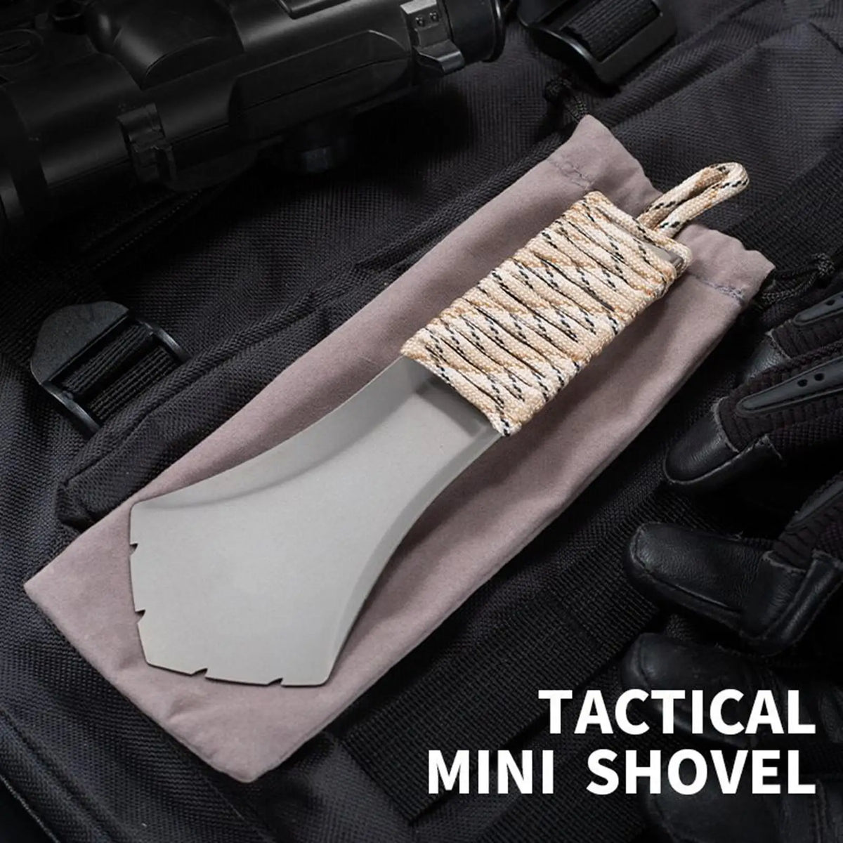 Ultralight TA2 Titanium Camping Trowel – Backpacking Shovel