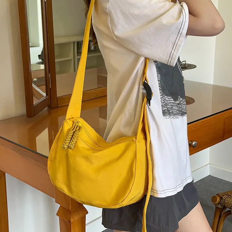 Soft Girl Dumpling Crossbody Bag | Harajuku Vintage Style