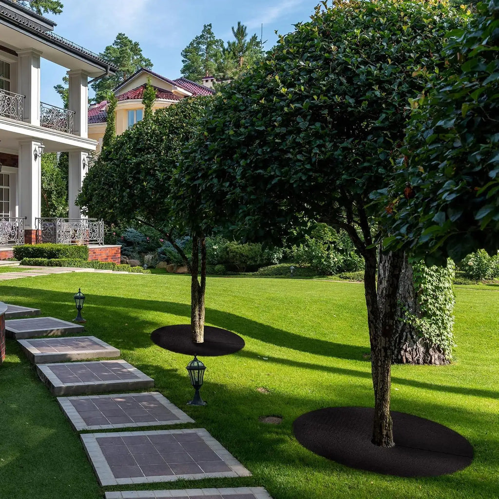 Tree Mulch Ring – Reusable Non-Woven Plant Protector Mat