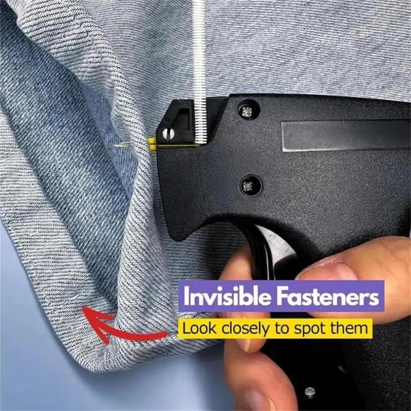Garment Tagging Gun Kit – 1 Gun, 5 Needles & 1000 Fasteners