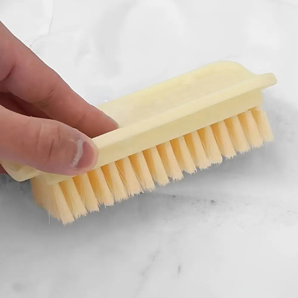 Soft Bristle Laundry Brush – Gentle Fabric Stain Scrubber