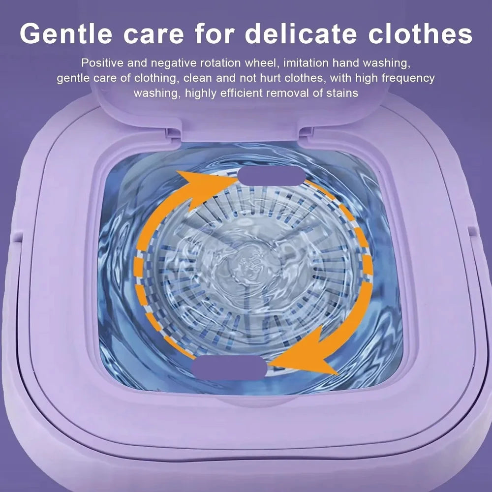 Portable Folding Mini Washing Machine – Compact Laundry Bucket