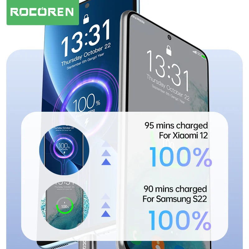 Rocoren USB-C Cable 3A Fast Charging 3M | Xiaomi Samsung Huawei