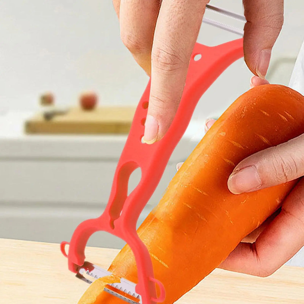 Stainless Steel Double Head Vegetable Peeler & Grater Tool