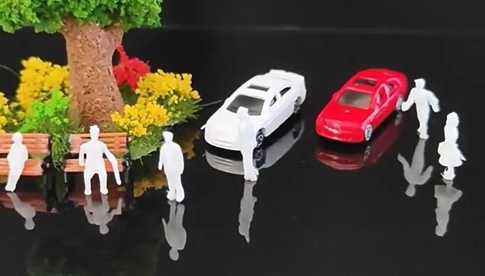 Miniature Scale Model People Figures – Train & Scenery Layouts