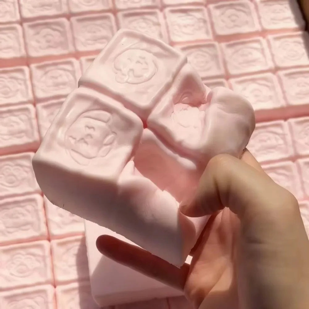 Strawberry Milk Cube Squishy – Slow Rising Sensory Fidget Toy
